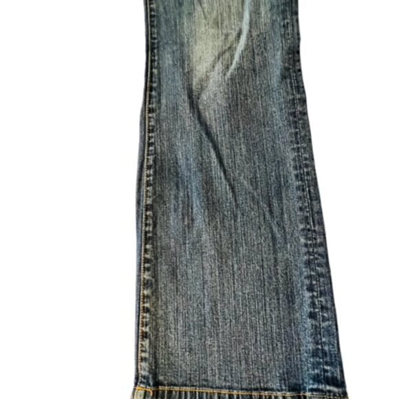 Seven7 Jeans Womens 10 Bootcut Dark Wash Denim Blue Stretch Casual Relaxed EUC - Picture 4 of 13